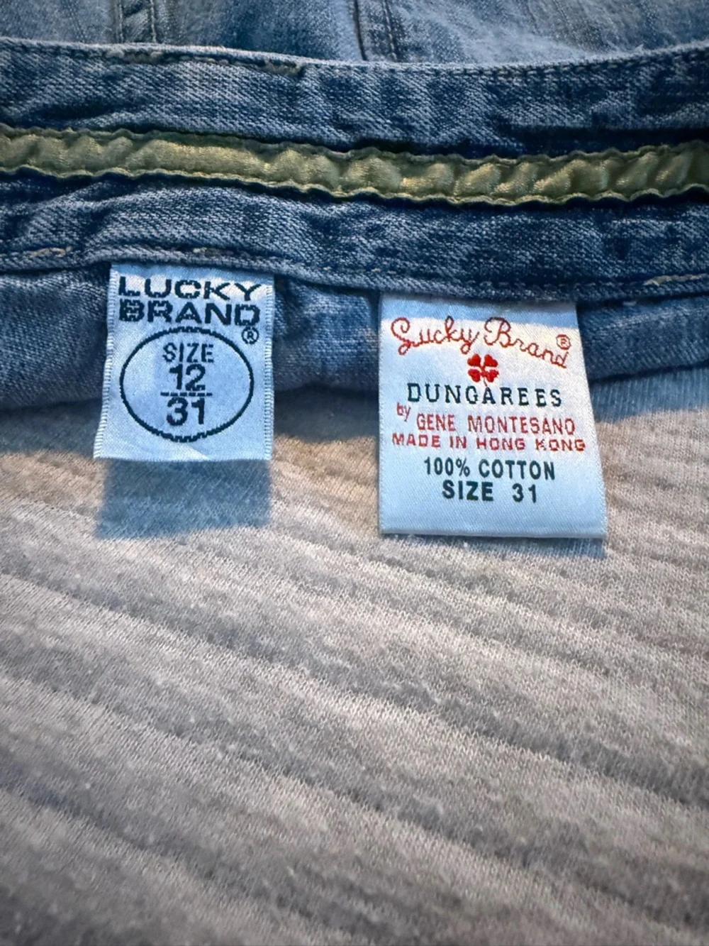 Lucky Brand Shorts Size 31 Tie Waist Lightweight Denim Casual - Picture 6 of 7